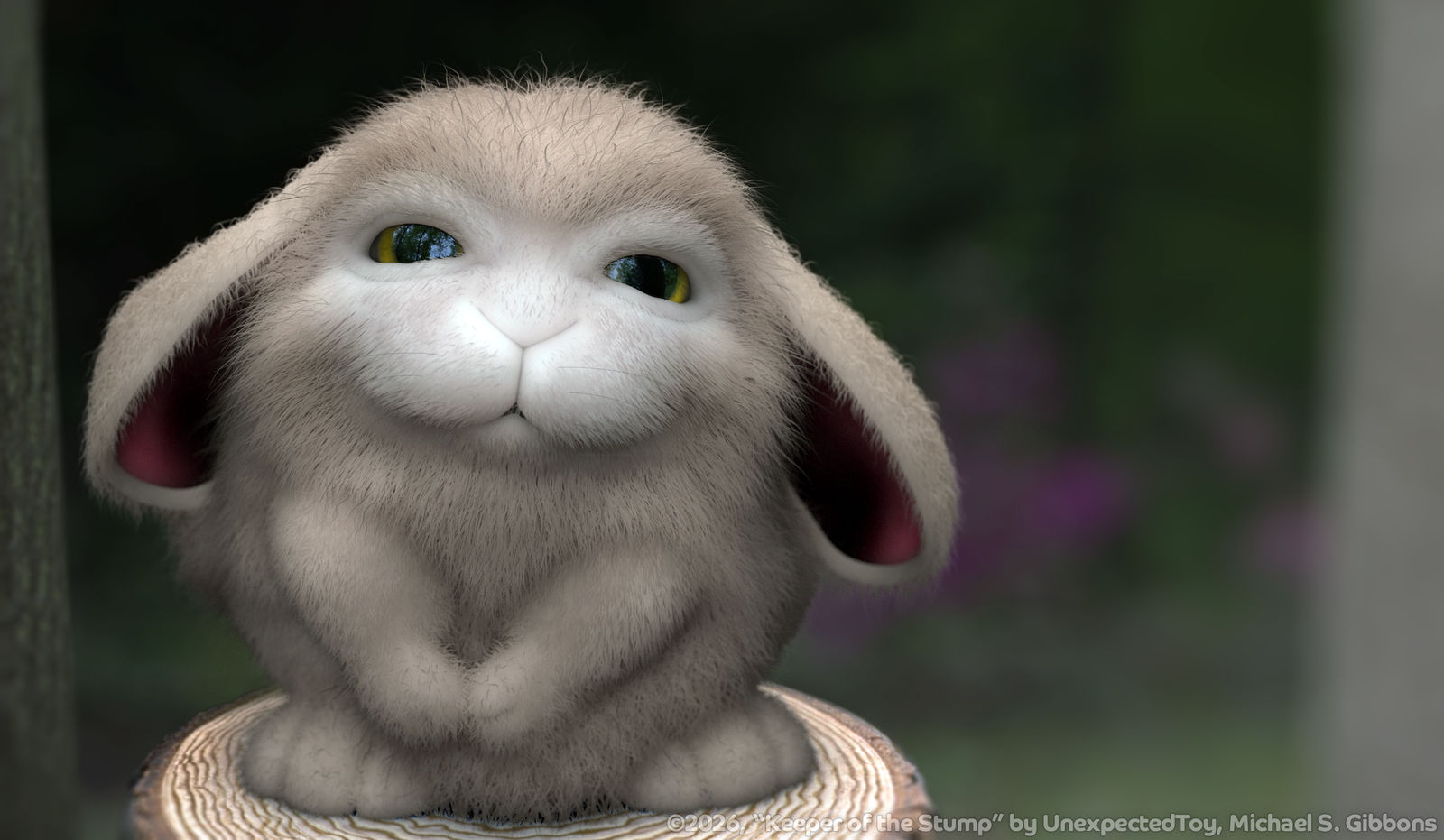 Zbrush Sculpture Day 4156 - Keeper of the Stump