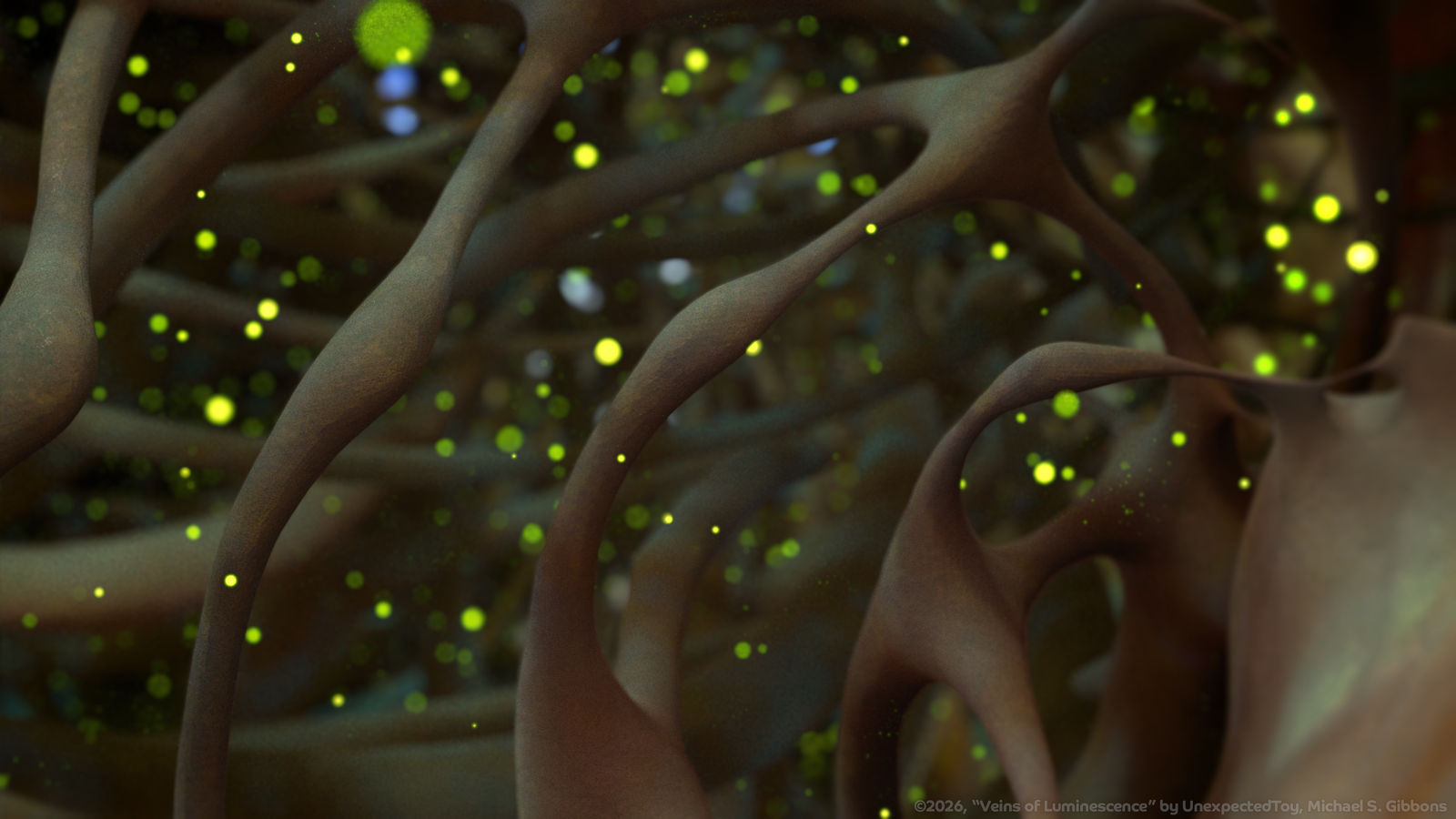 Zbrush Doodle Day 4168 - Veins of Luminescence
