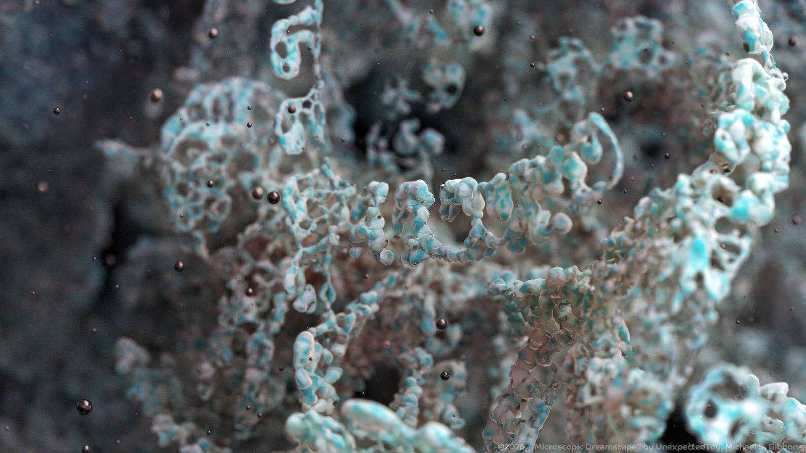 Zbrush Sculpture Day 4170 - Microscopic Dreamscape