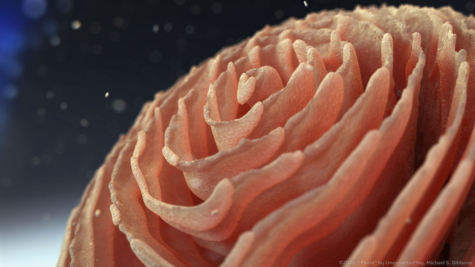 Zbrush Sculpture Day 4175 - Floral
