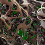 Zbrush Sculpture Day 4178 - Verdant Flow