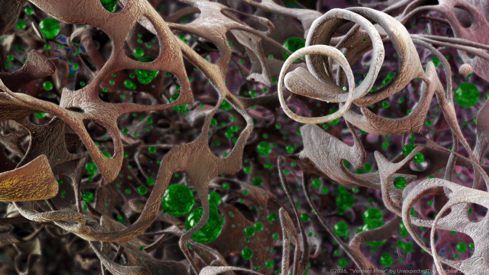 Zbrush Sculpture Day 4178 - Verdant Flow