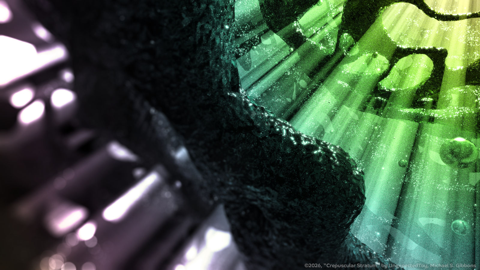 Zbrush Sculpture Day 4180 - Crepuscular Stratum