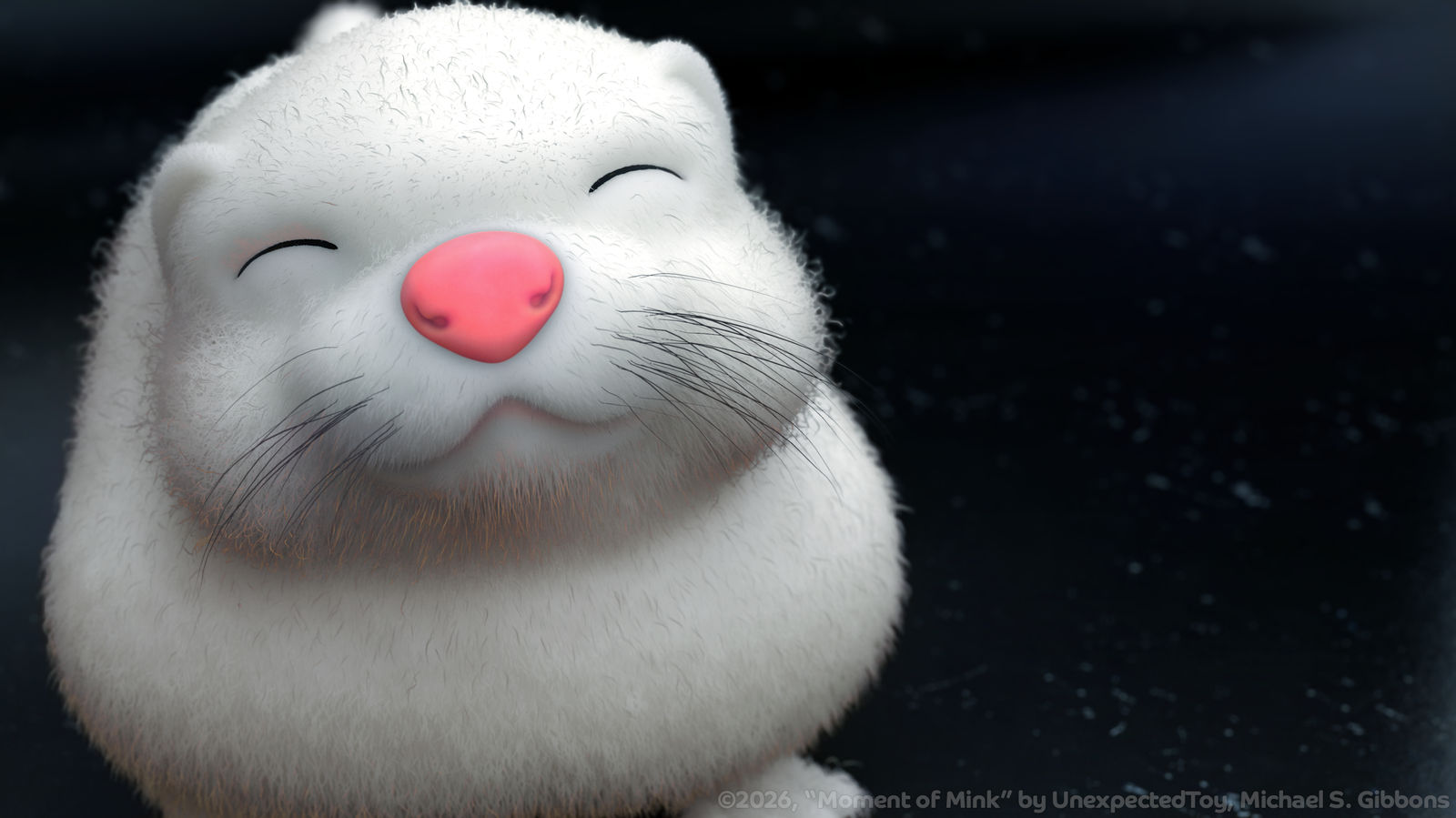 Zbrush Sculpture Day 4191 - Moment of Mink