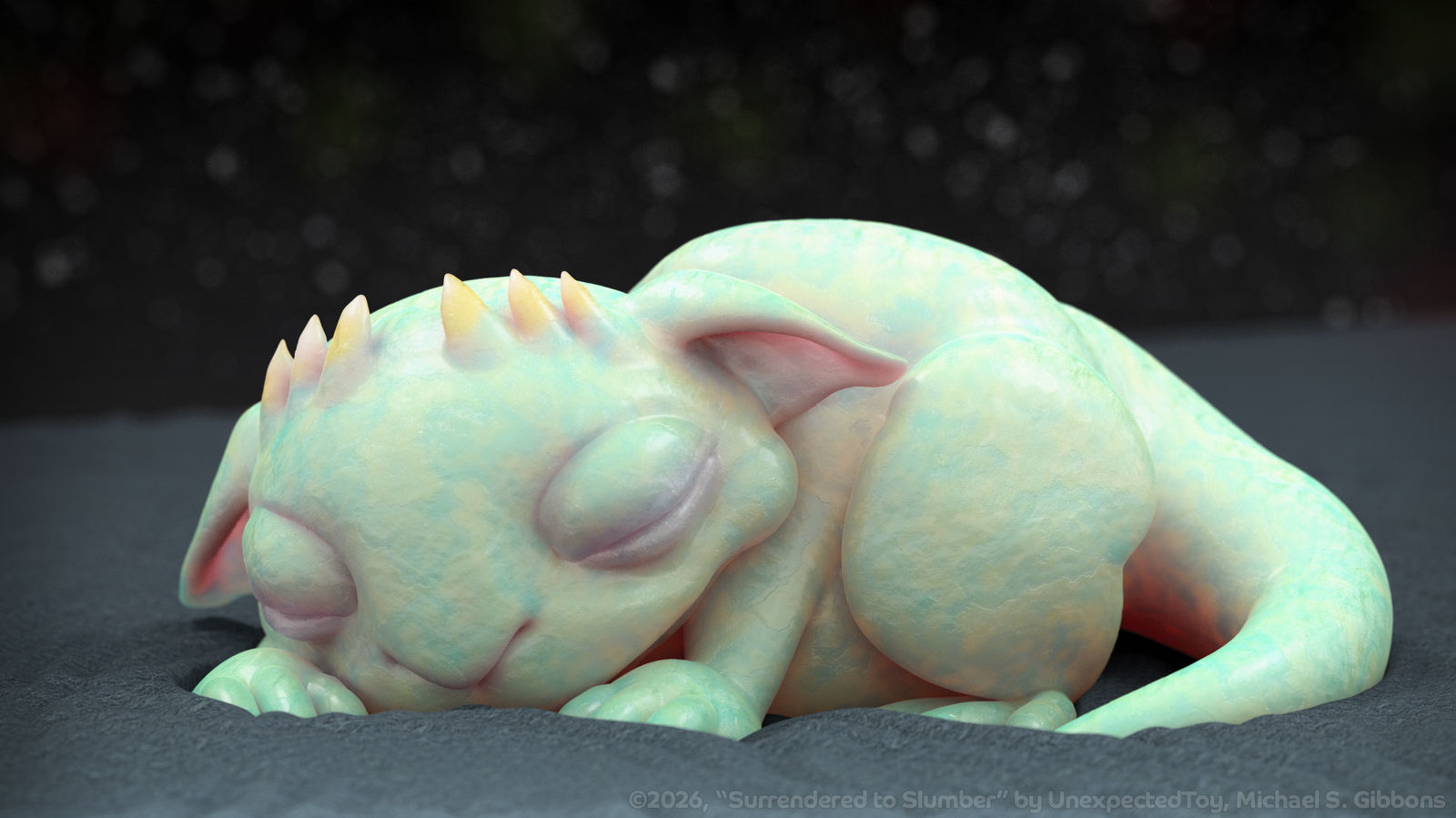Zbrush Sculpture Day 4192 - Surrendered to Slumber