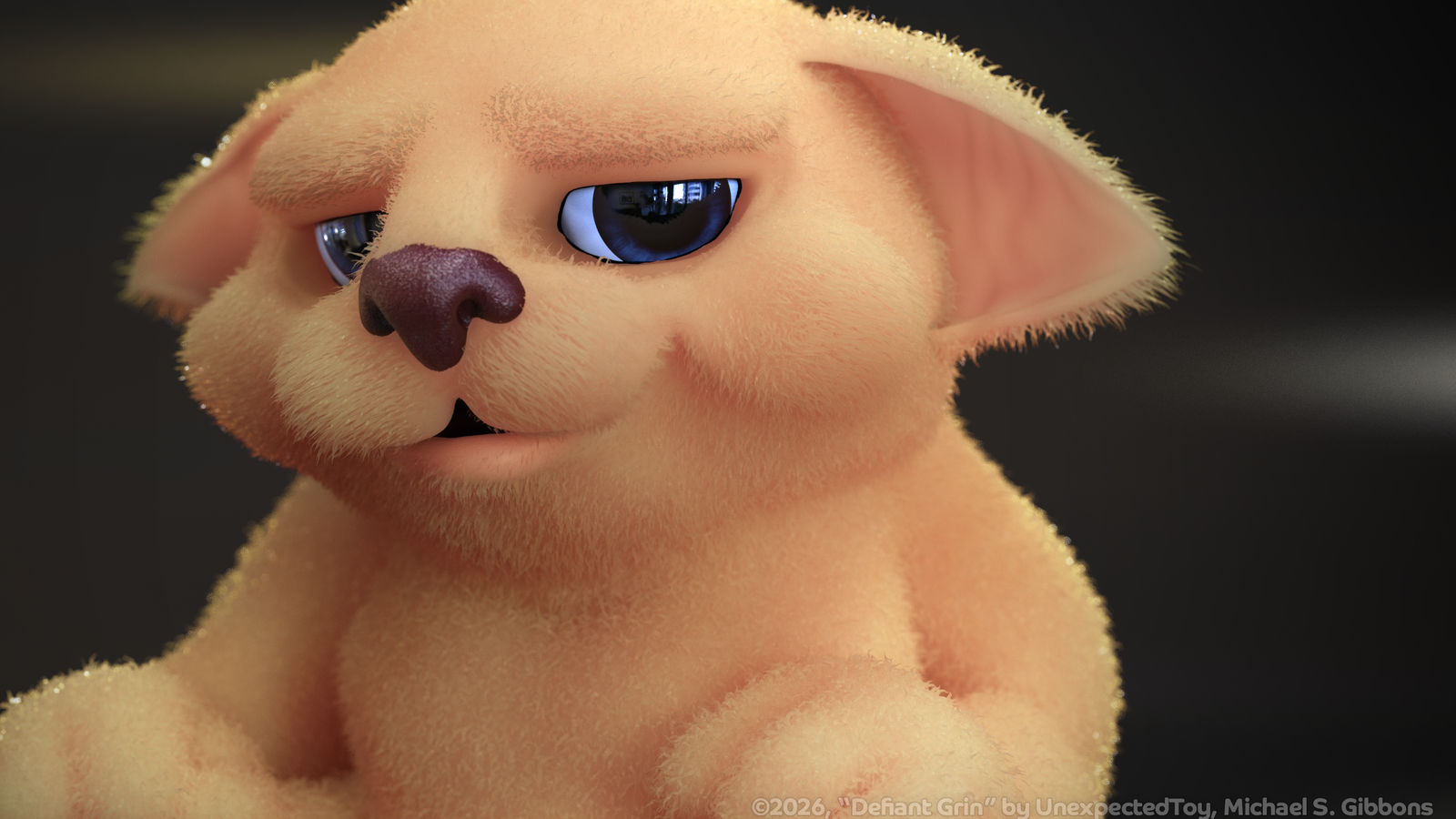 Zbrush Sculpture Day 4198 - Defiant Grin