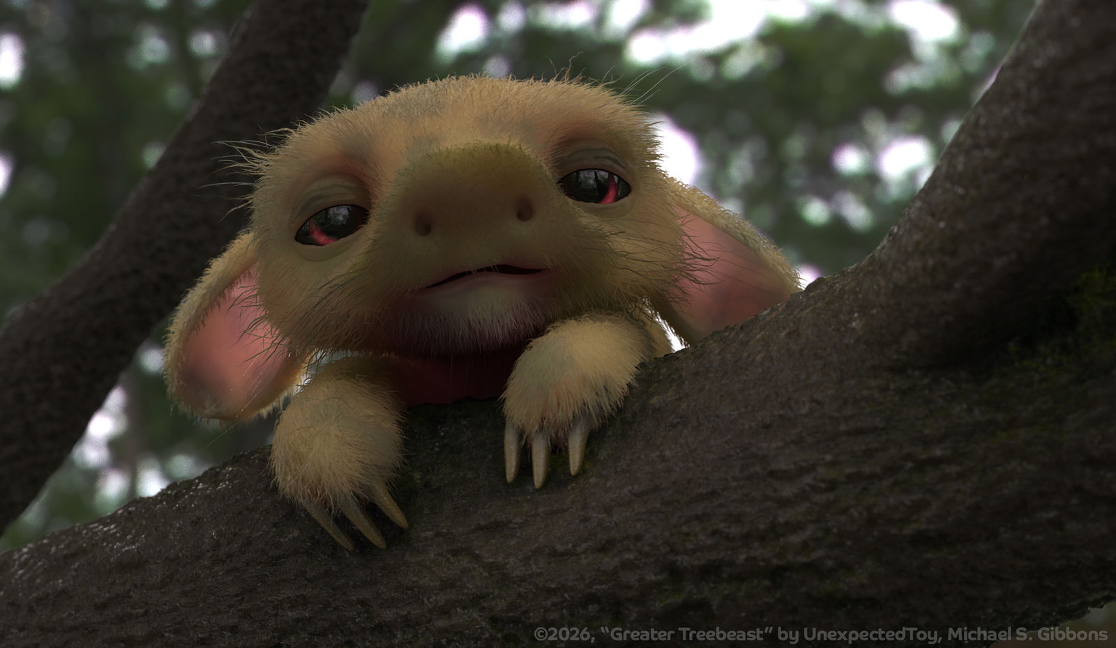 Zbrush Sculpture Day 4216 - Greater Treebeast