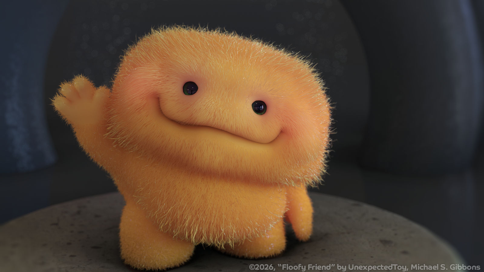 Zbrush Sculpture Day 4231 - Floofy Friend