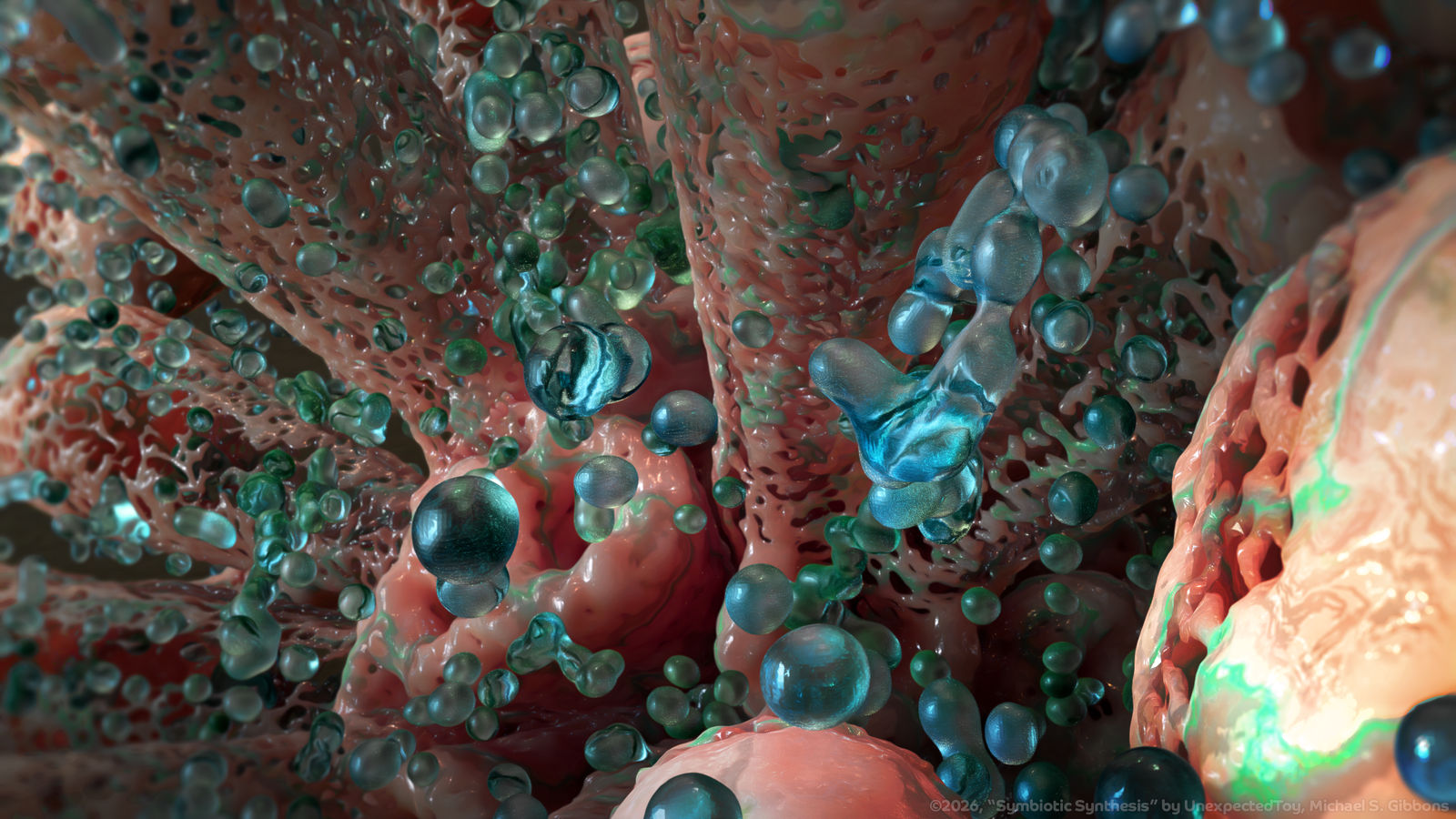 Zbrush Sculpture Day 4232 - Symbiotic Synthesis