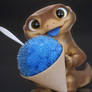Zbrush Sculpture Day 4248 - Blue Cone Skink