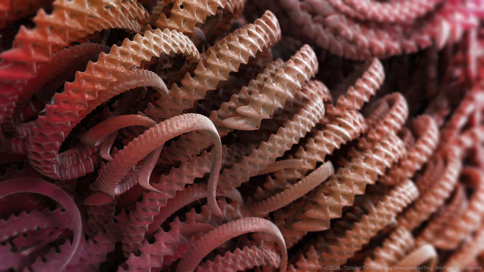 Zbrush Sculpture Day 4254 - Under Tension
