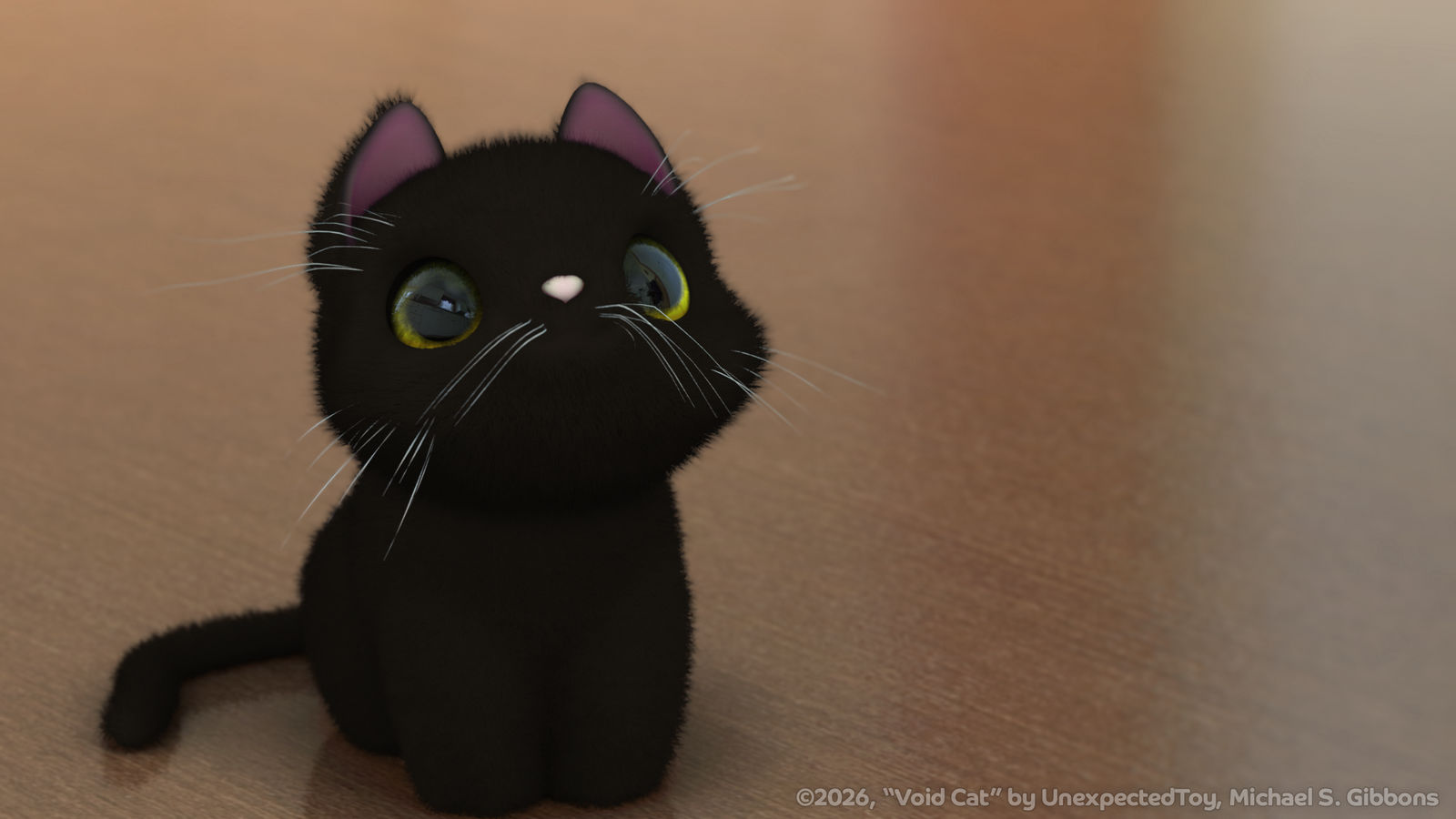 Zbrush Sculpture Day 4280 - Void Cat