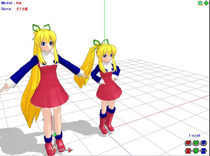 Roll Light PMD modified in mmd by prettywitchaiko on DeviantArt