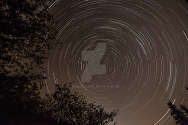 Startrails over Slovakia