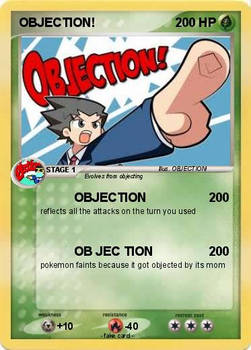 the pokemon card i made
