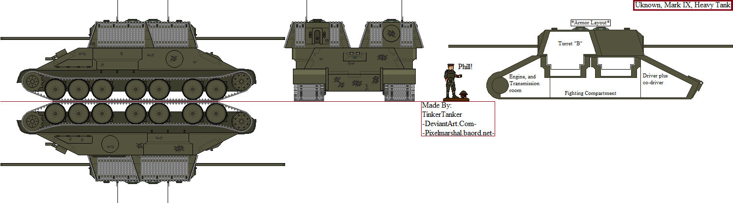 (ALT) Unknown, Mark IX, Heavy Tank by TinkerTanker44432 on DeviantArt