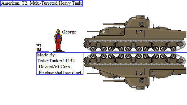 (ALT) American, T2, Multi-turreted Heavy Tank by TinkerTanker44432 on ...