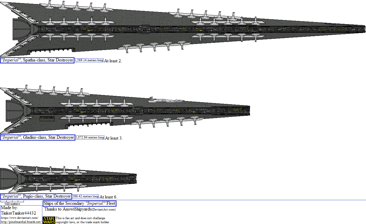 (ALT SW) Ships of the Secondary 'Imperial' Fleet by TinkerTanker44432 ...