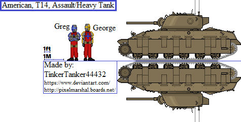 (HIST) American, T14, Assault Tank