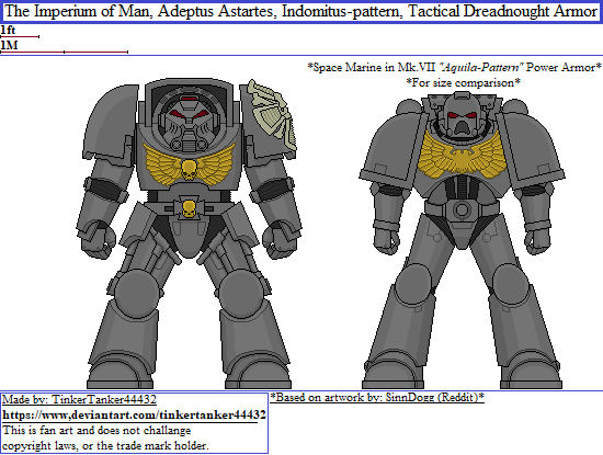 Space Marine, Indomitus-pattern, Terminator Armor by TinkerTanker44432 ...