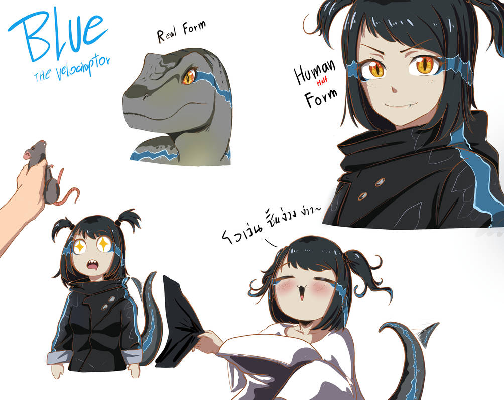 Blue Raspberry Humanized Blue Human Version by KAIKARRY on DeviantArt