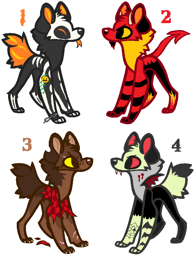 |closed| Halloween Adoptables