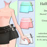 MMD Half Pleated Skirt DL