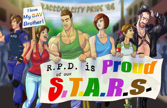 Raccoon City Pride 98 fanart