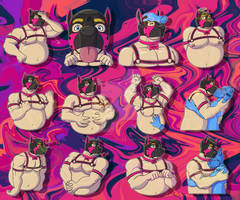 Pup Opus Telegram Sticker Commission