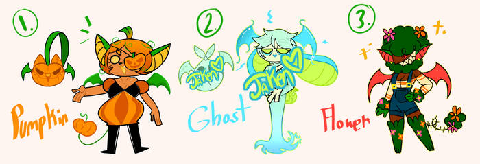 [ADOPTS] SPOOKY BUNBATS (2/3 OPEN)