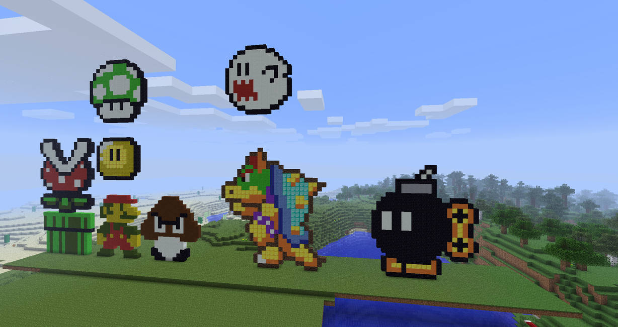 Super Mario Minecraft by mobkrieger on DeviantArt