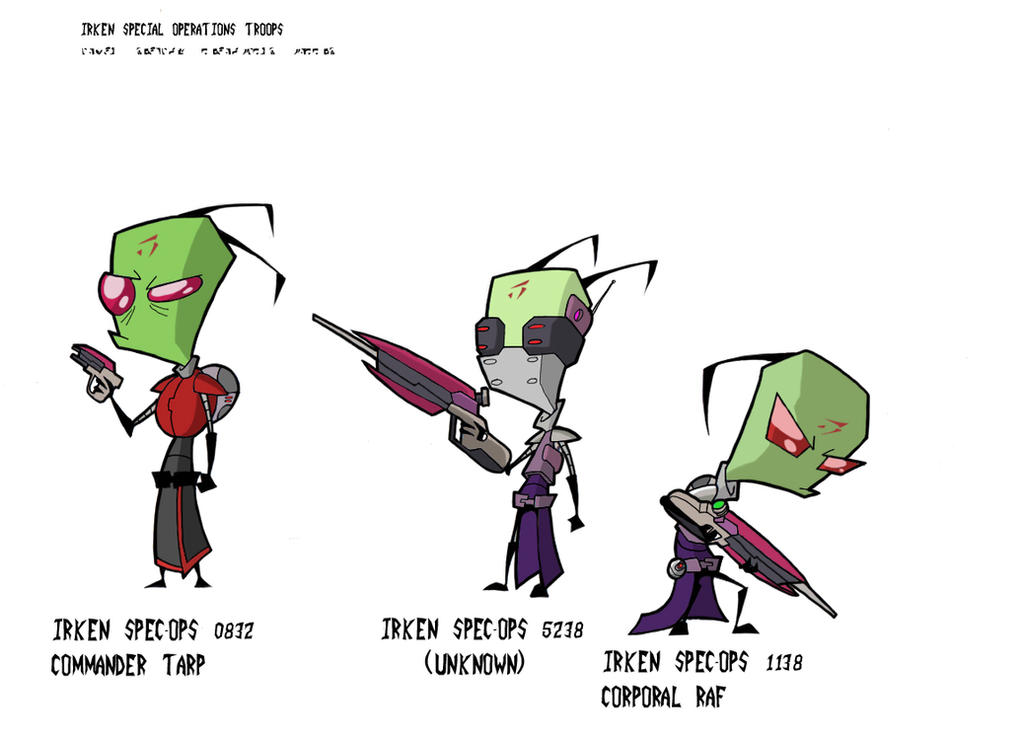 Irken designs lookit them by InvaderRaf on DeviantArt