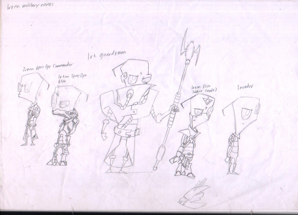 Irken Ranks Irken Ranks old pic by InvaderRaf on DeviantArt