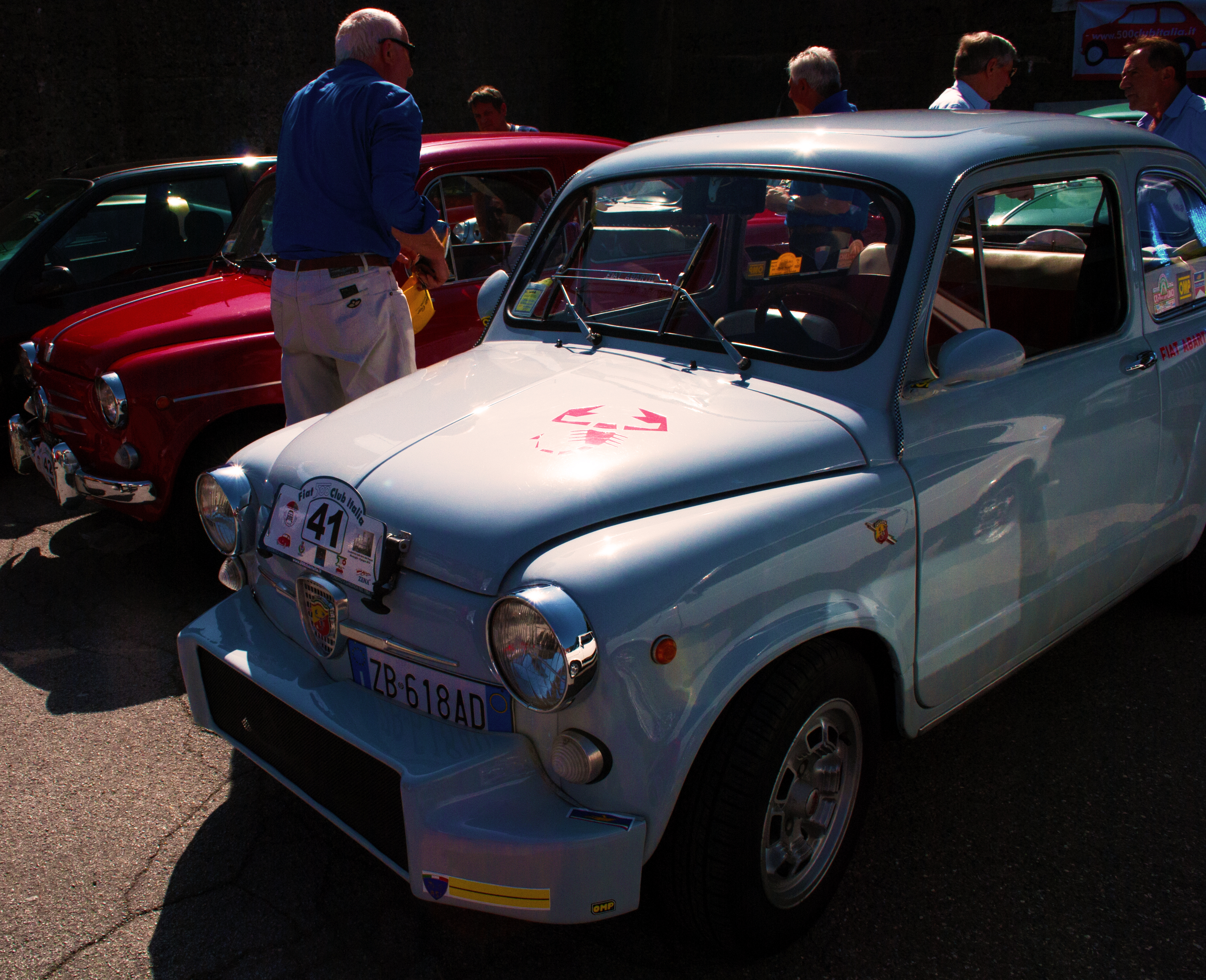 1966 Abarth 850 TC and 1962 Fiat 600 D