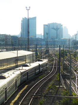 Genoa-Brignole's railway yard