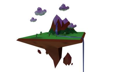 Low Poly Floating Island