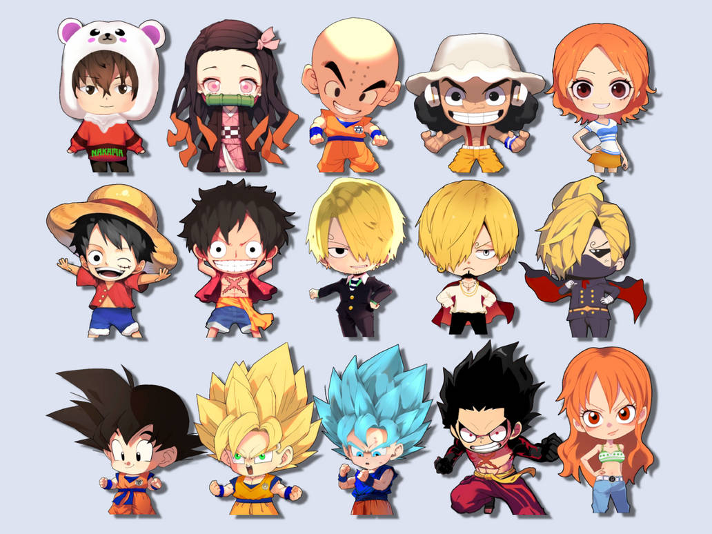 Chibi Characters Pack by piercedpotato on DeviantArt