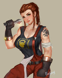 Brigitte Lindholm OverWatch Hero