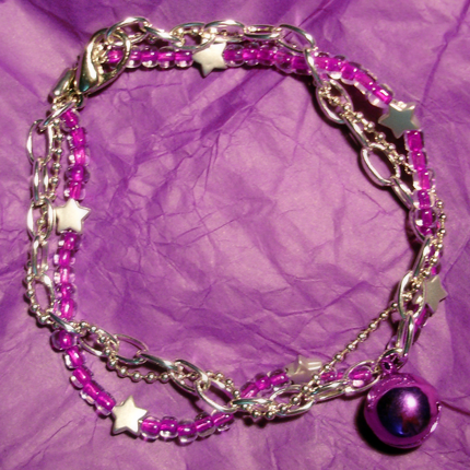 Purple bracelet