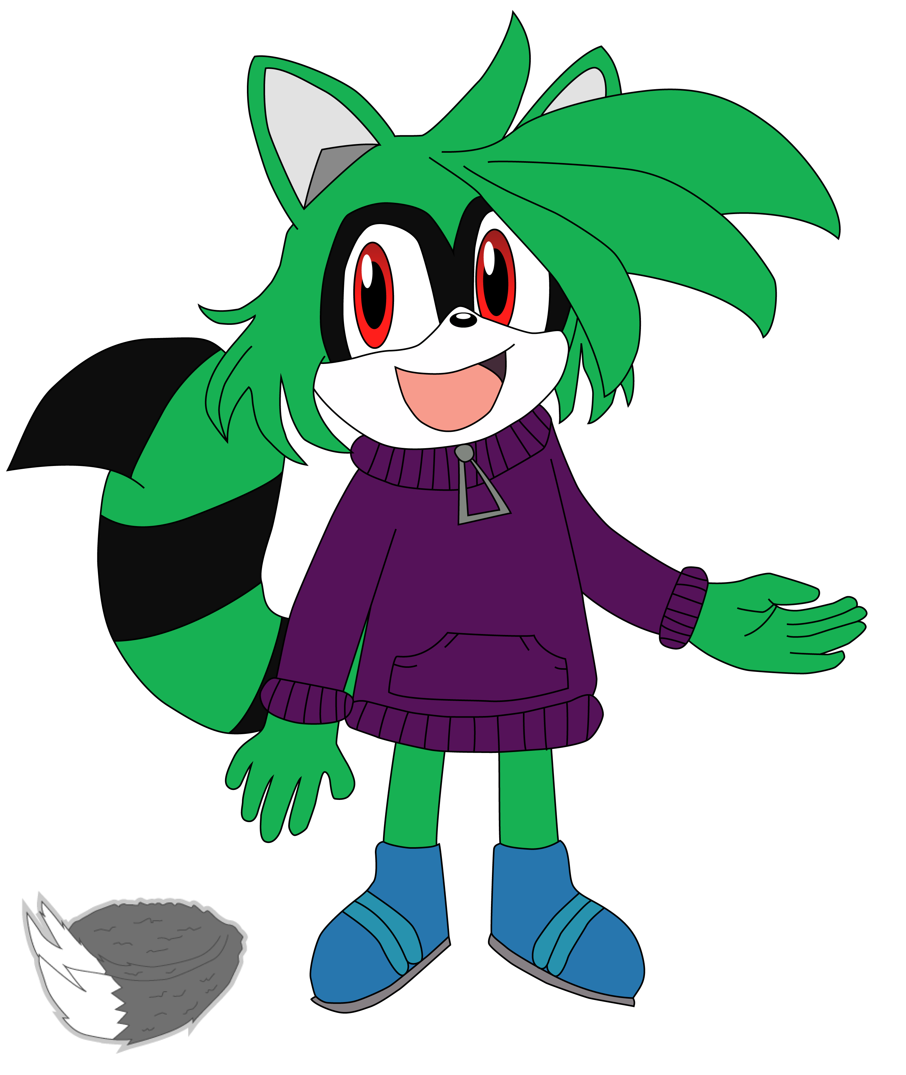 Ruby Ringtail the Raccoon by RagingFurry on DeviantArt