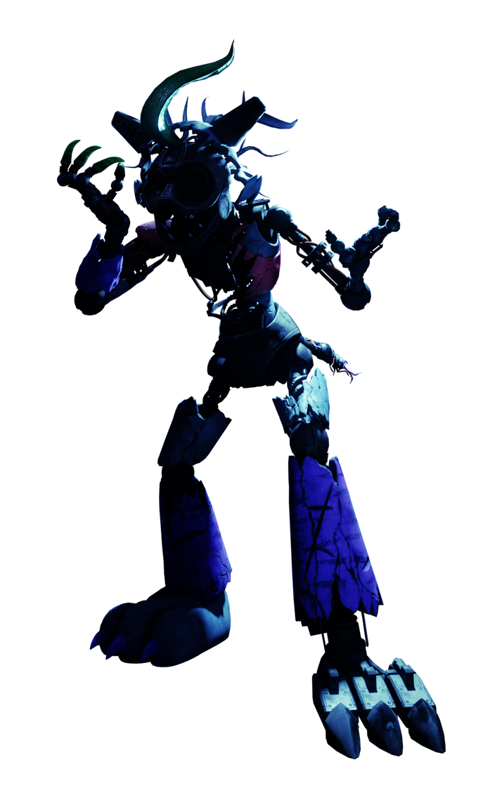 Ruined Roxanne Wolf render by AustinArt404 on DeviantArt