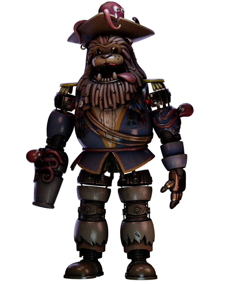 FNaF SotM- Captain Springlock by AustinArt404 on DeviantArt