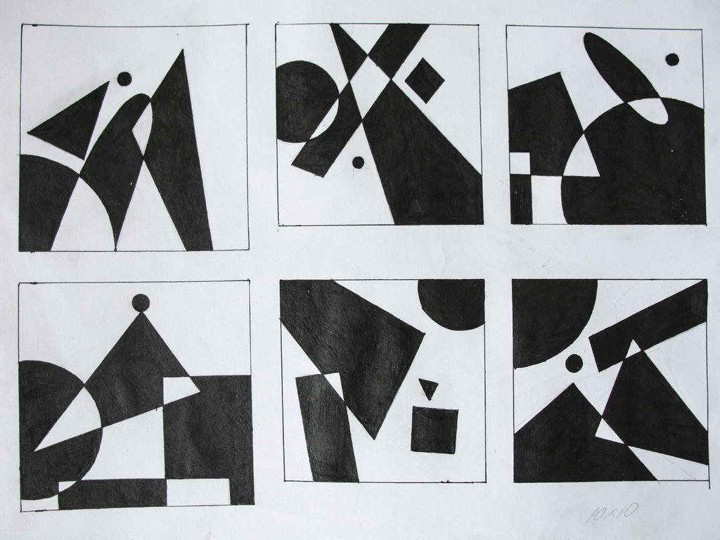Form Mini Composition Formal composition, exercizes by Kathleen21 on DeviantArt