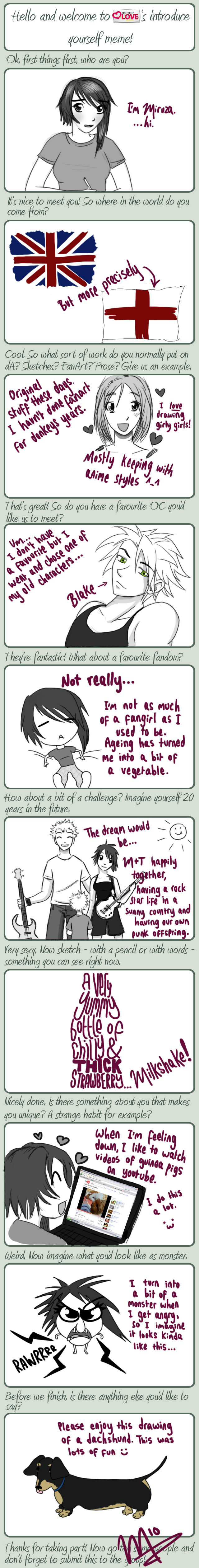 Introduce Yourself Meme by Miruza on DeviantArt
