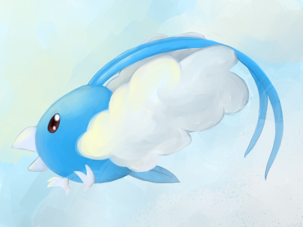 Swablu in the air