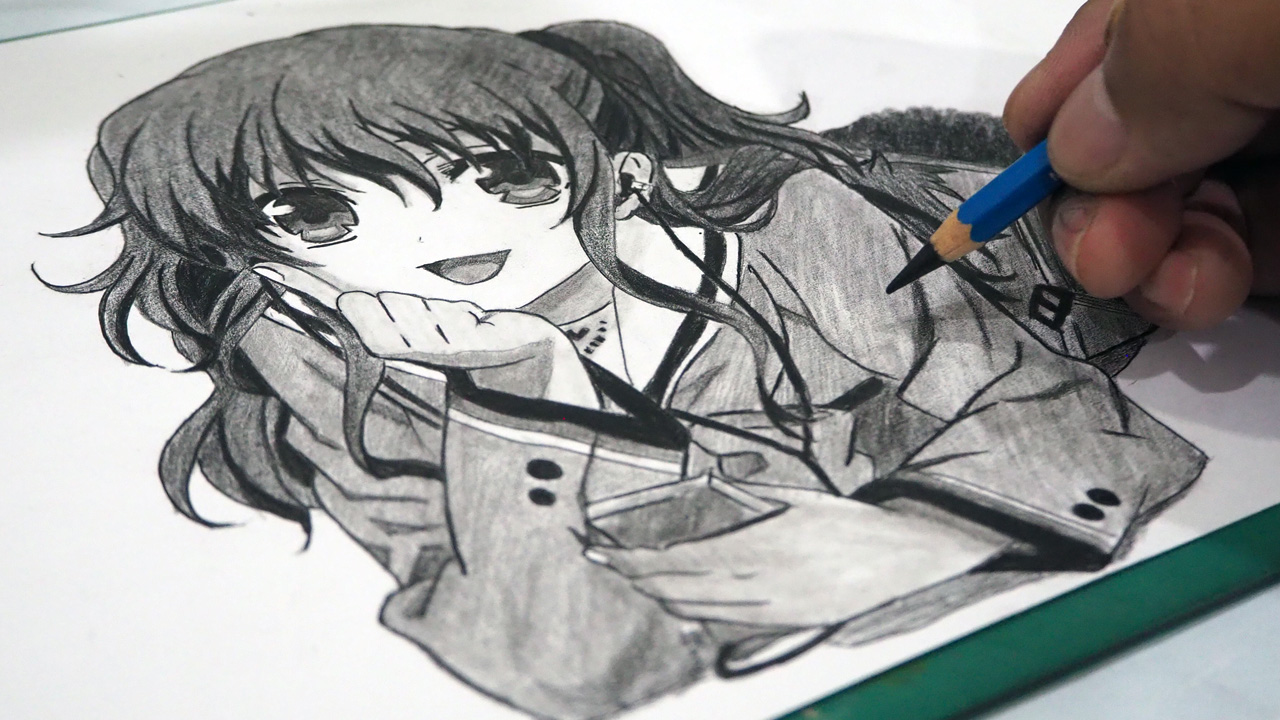 Drawing Anime Boy Using Only ONE Pencil by DrawingTimeWithMe on DeviantArt