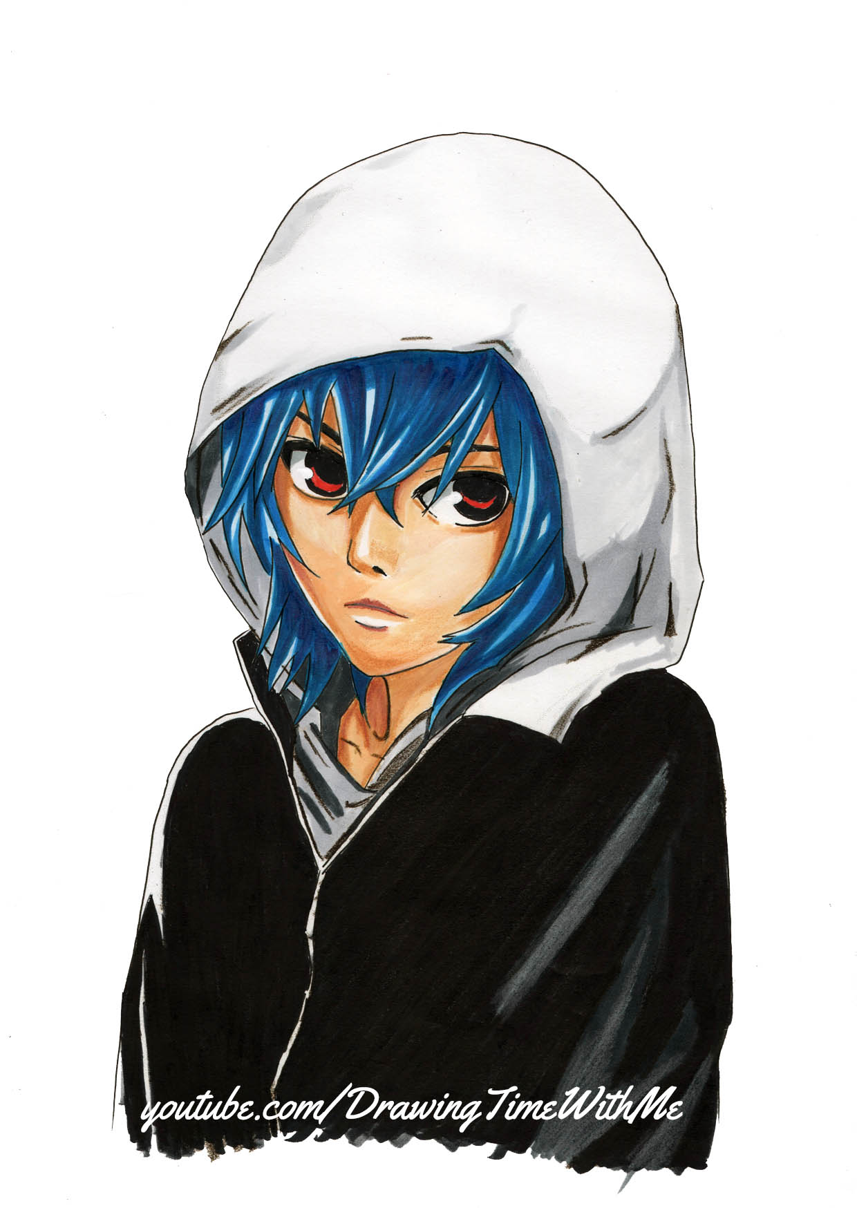 Draw Anime Boy With Hoodie Step By Step By Drawingtimewithme On Deviantart Draw Anime Boy With Hoodie Step By Step By Drawingtimewithme On Deviantart