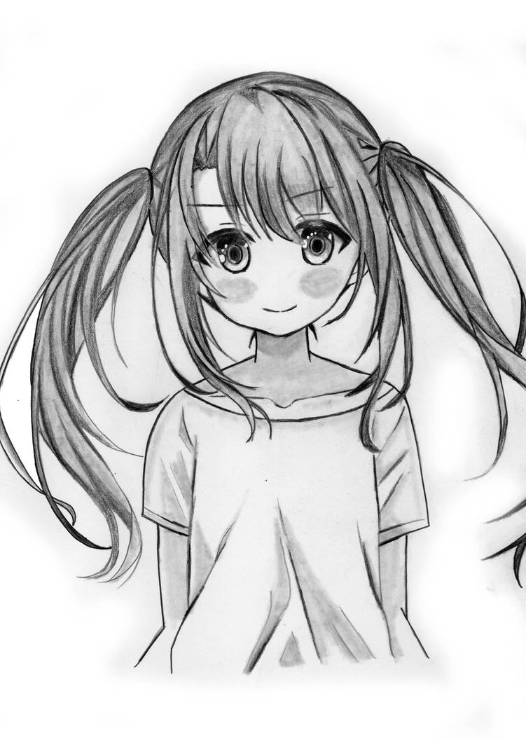How To Draw Anime Cute Girl LoLi by DrawingTimeWithMe on DeviantArt