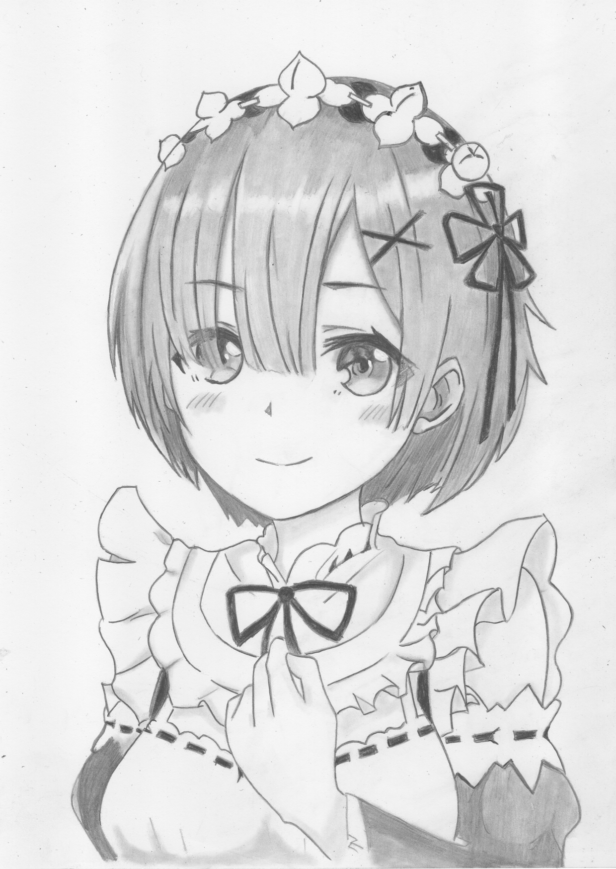 Drawing Cute Anime Girl With Pencil by DrawingTimeWithMe on DeviantArt