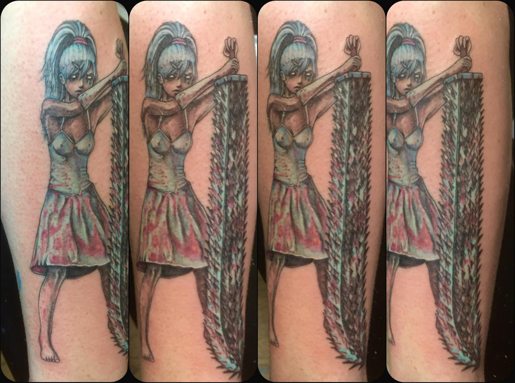 Anime Tattoo by AdamBostonsArt on DeviantArt
